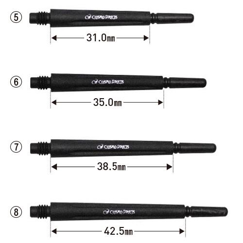 Fit Shaft Carbon Normal [SPIN] | ダーツショップ Dx3