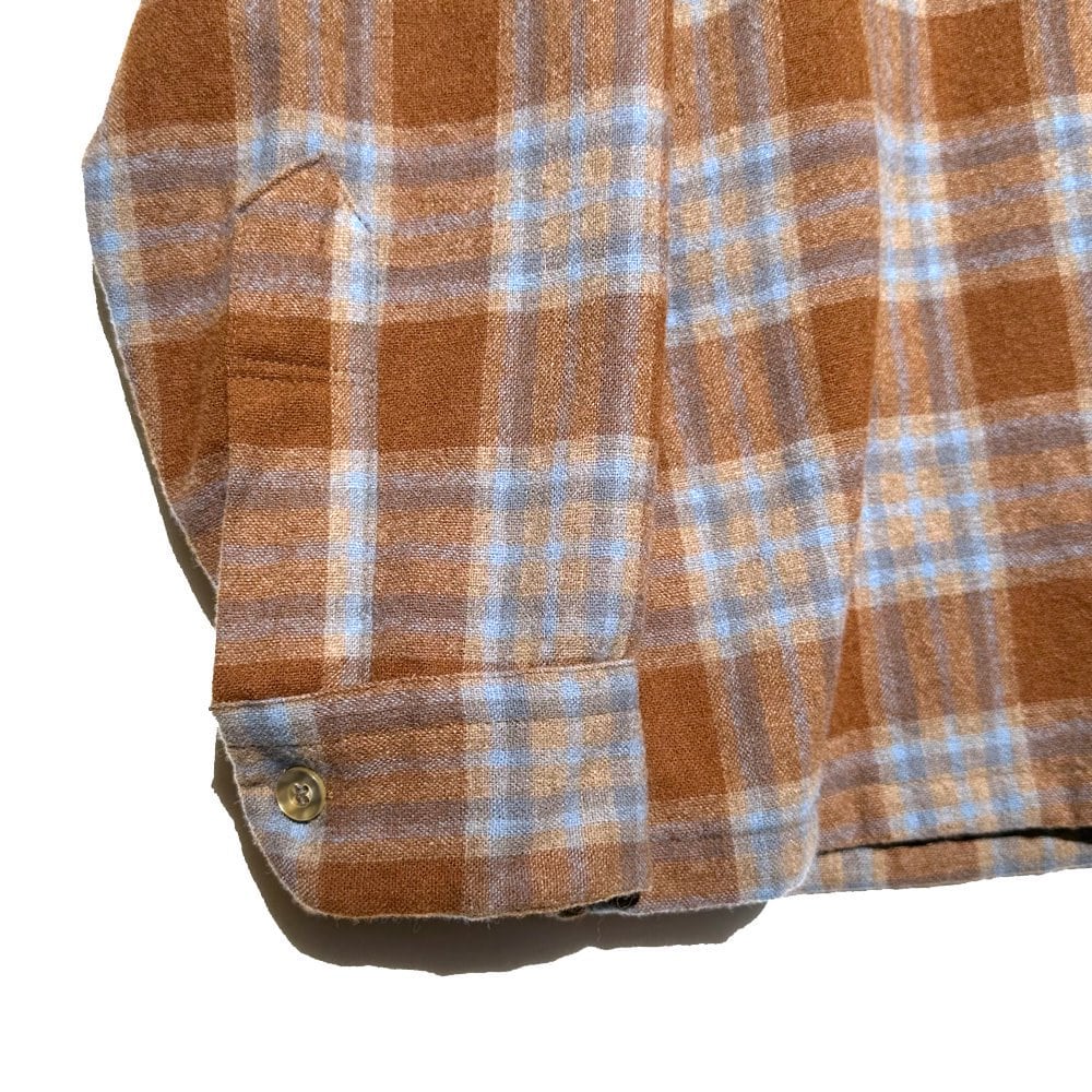 PENDLETON Vintage open collar wool shirt [1970s-] Vintage Wool