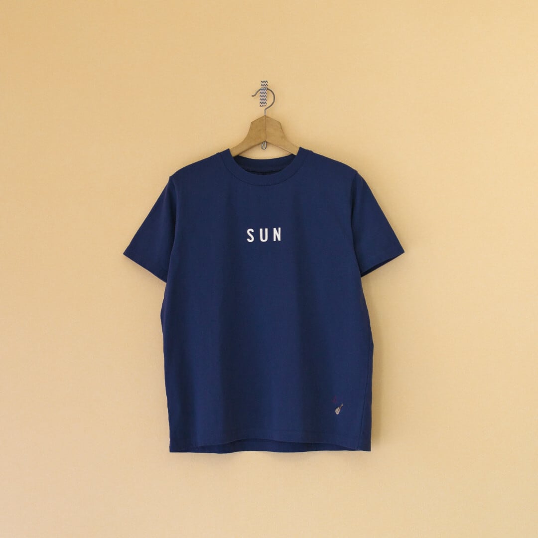 快晴堂 カイセイドウ 海上がりUNI Tシャツ SUN・ネイビー