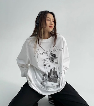 レトロプリントロングスリーブtee