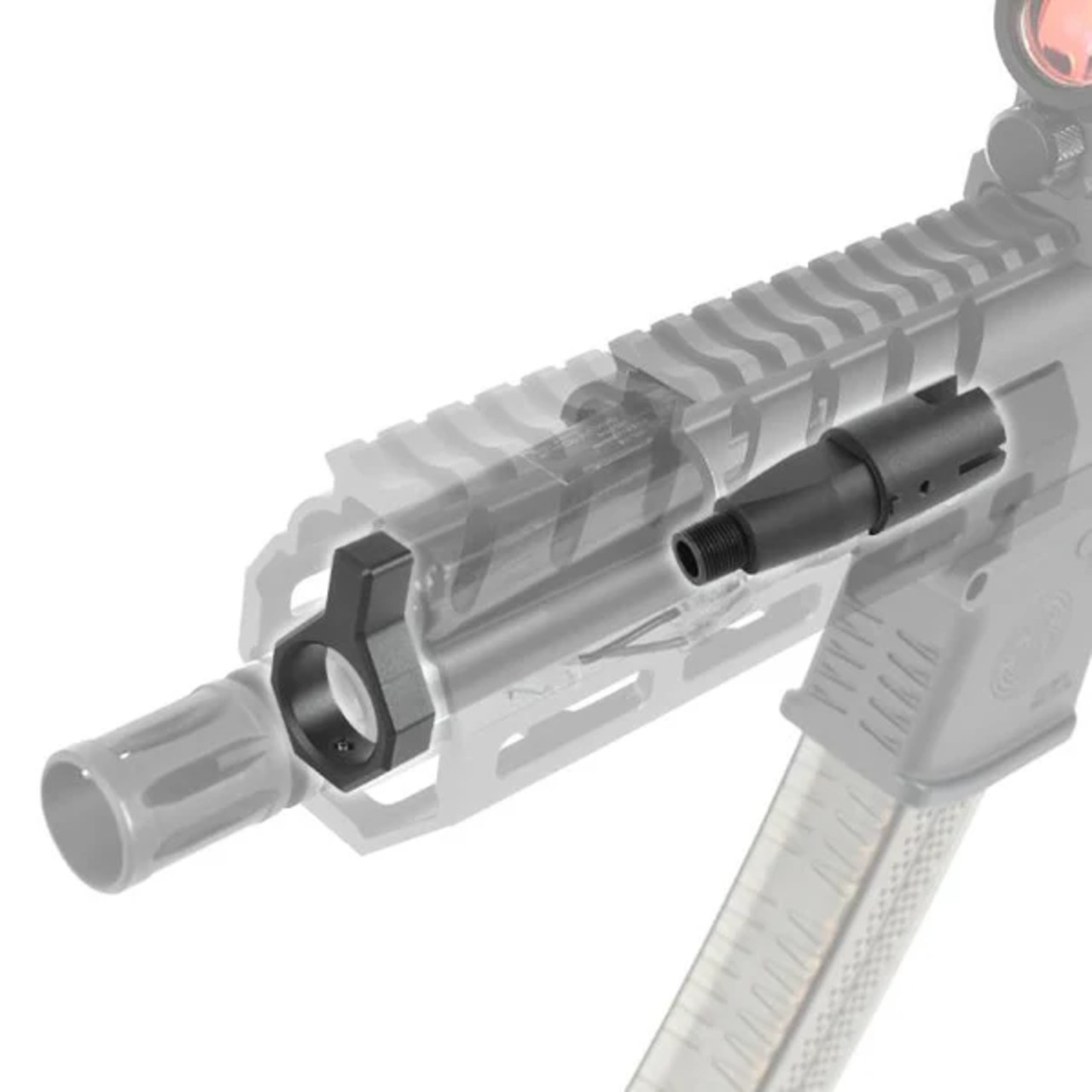 【 First Factory】SIG SAUER ProForce MPX 電動ガン用 アウターバレルベース&バッテリースペーサー