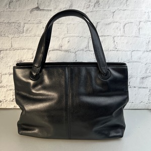 CHANEL シャネル ココマーク  レザー ハンドバッグ ブラック A-10175