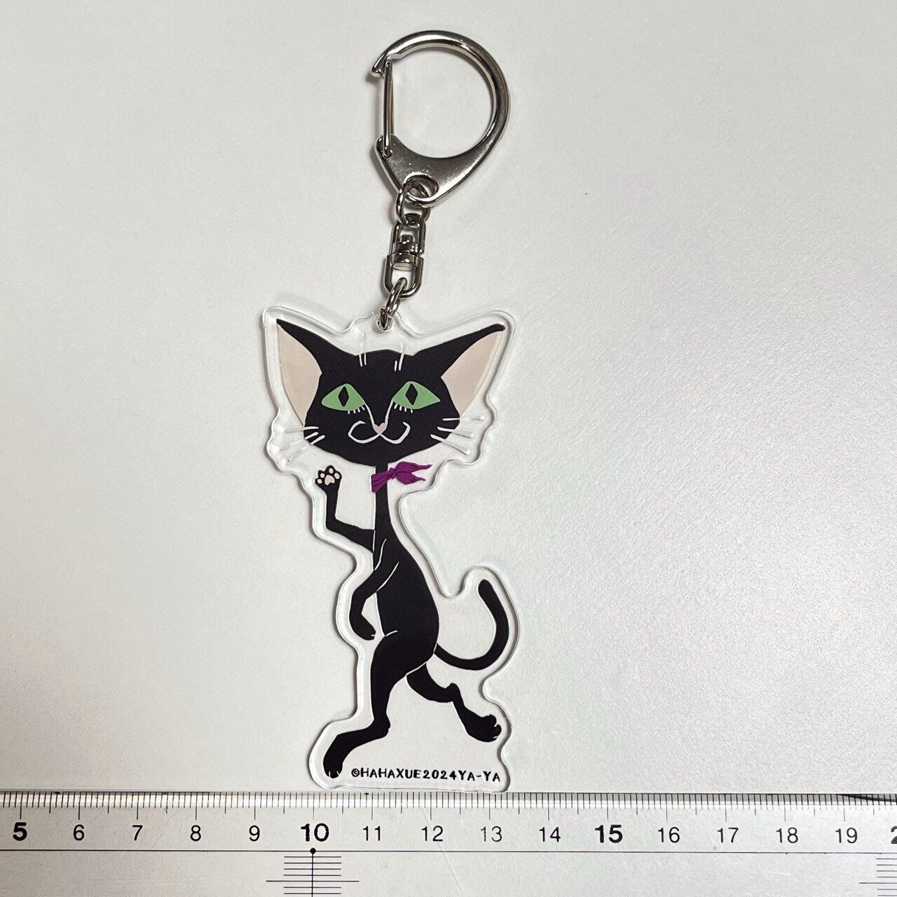猫のアクリルキーホルダー 全6種類 やあやあ ハチワレ 黒 ミケ 白 茶