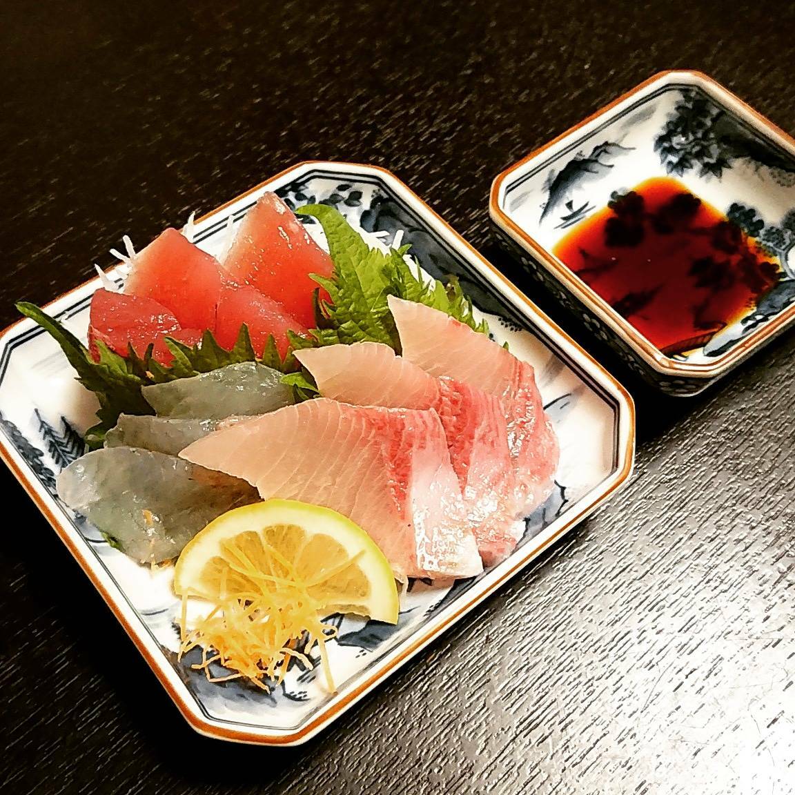 染付山水 小付けセット | 青木商店