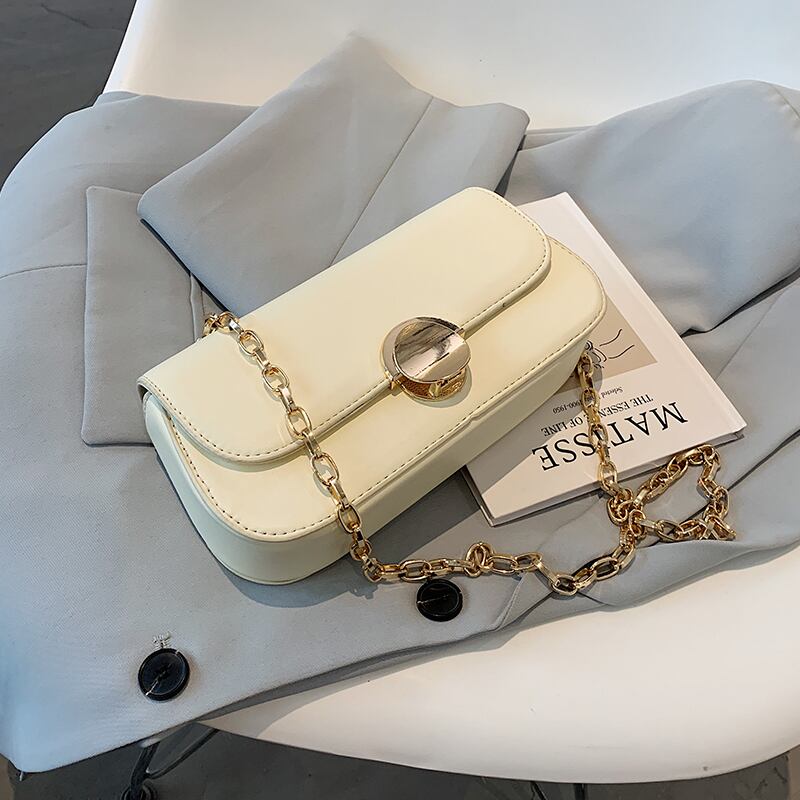 サマーチェーン レッド 夏物 スクウェア ハンドバッグ メッセンジャーバッグ 手作りハンドバック9566481069