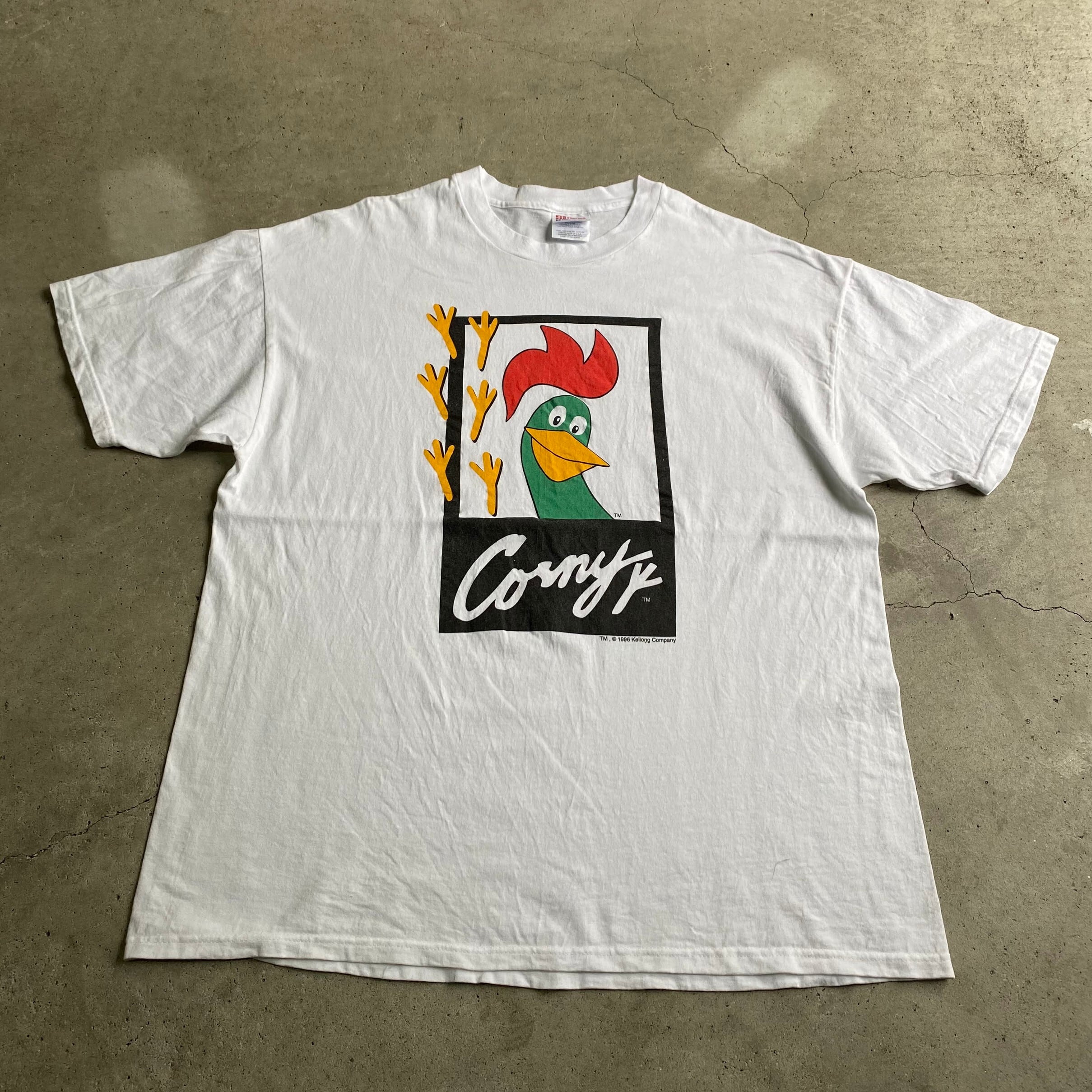 90年代 kellogg ケロッグ CONY コニー 企業 プリントTシャツ メンズXL