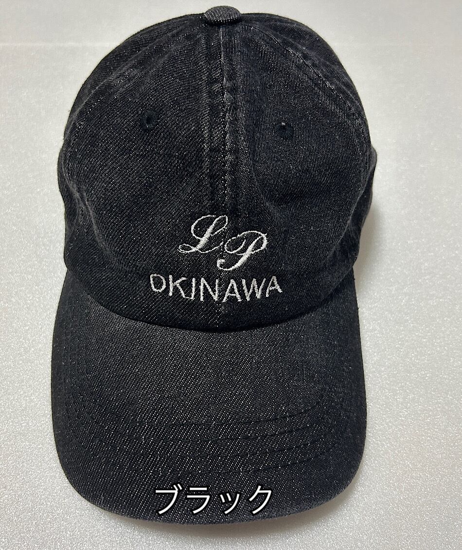 LP OKINAWA ロゴ刺繍デニムキャップ | Lapiins