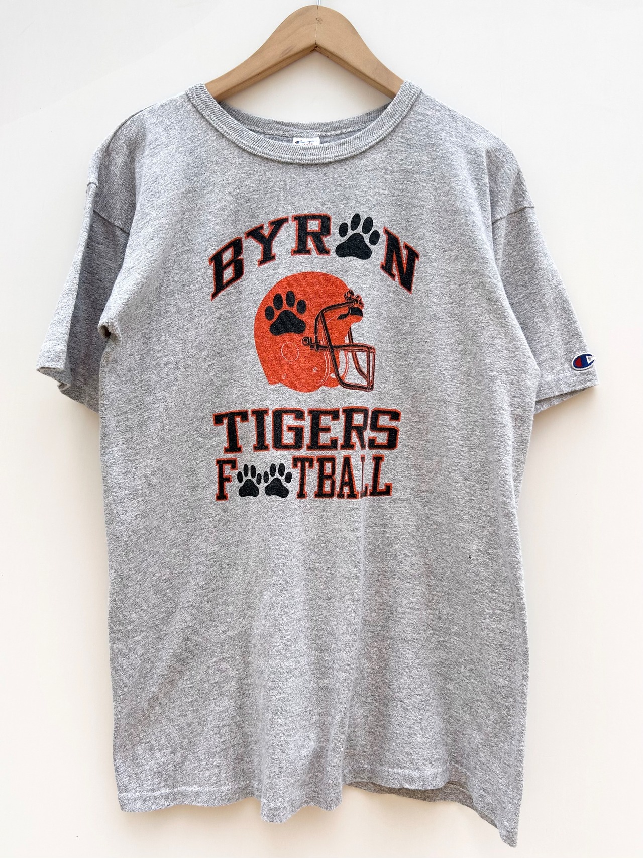 80s Champion "WATER PRINT" 88/12 Tee MADE IN USA Size L