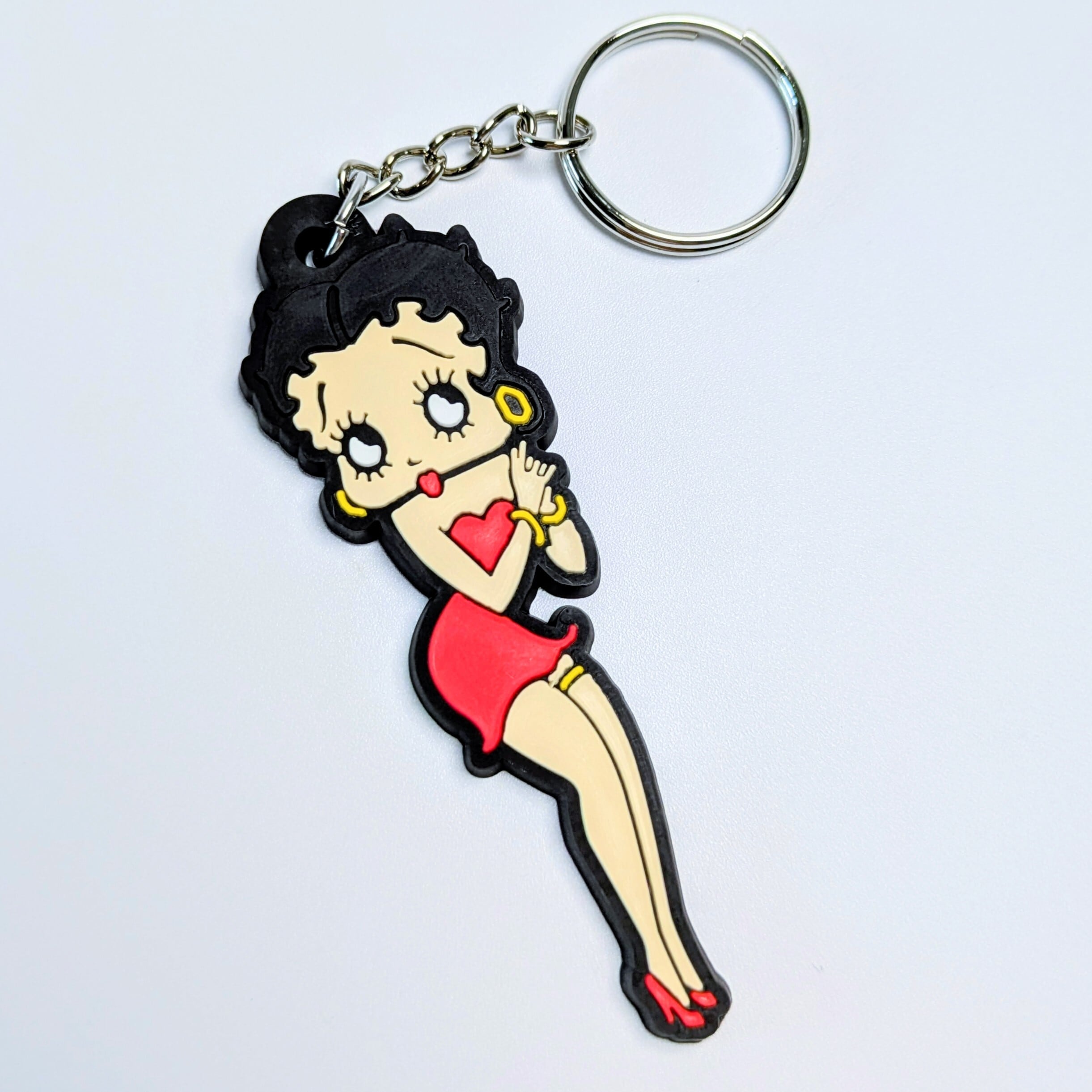 送料無料！ ☆ラバーキーホルダー☆ 【 Betty Boop （ ベティブープ