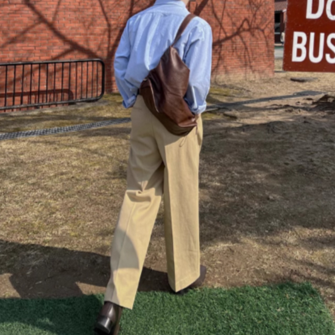 カレッジスタイルカジュアルシャツ　0847