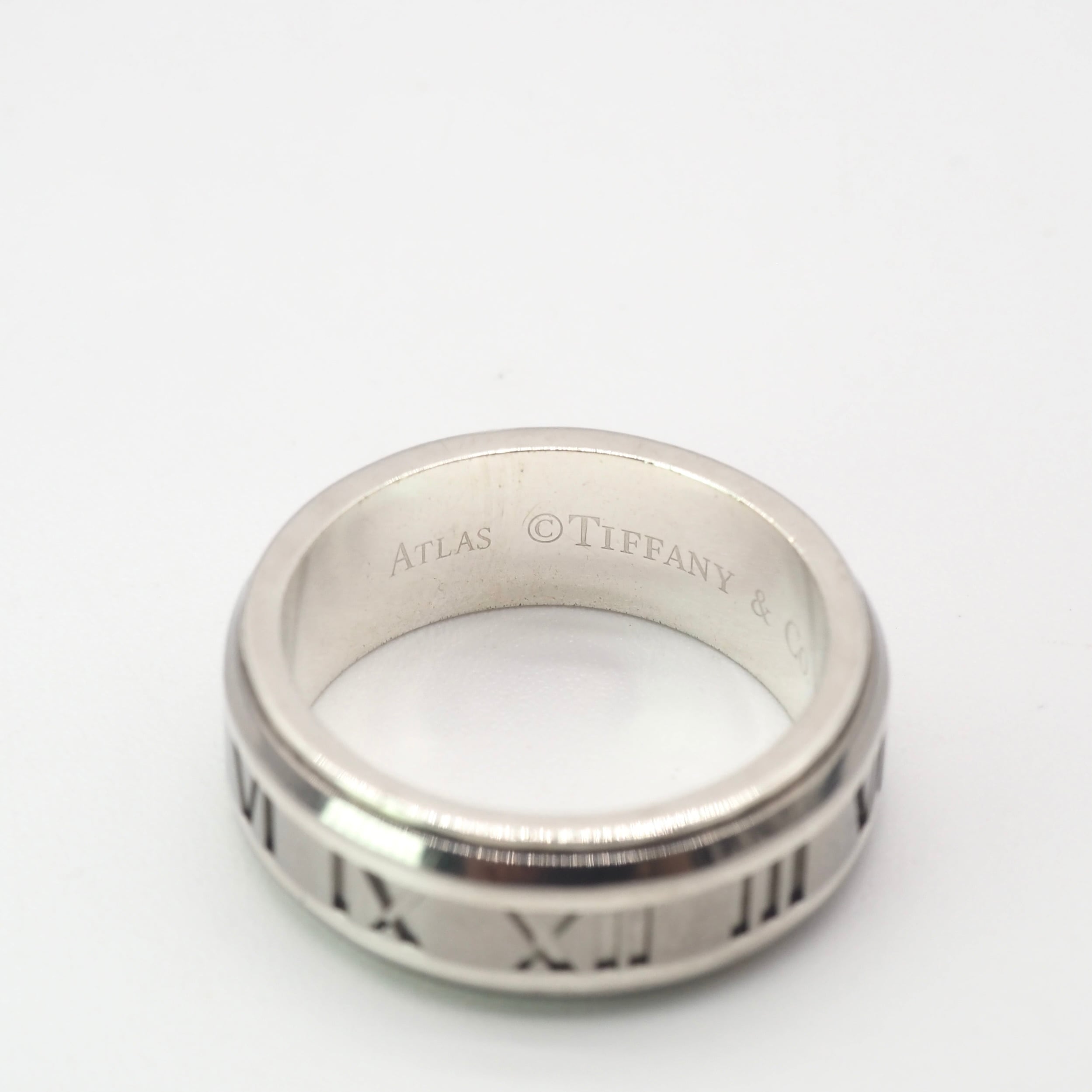 Tiffany&Co. 約23号 アトラスリング シルバー925 チタン ティファニー