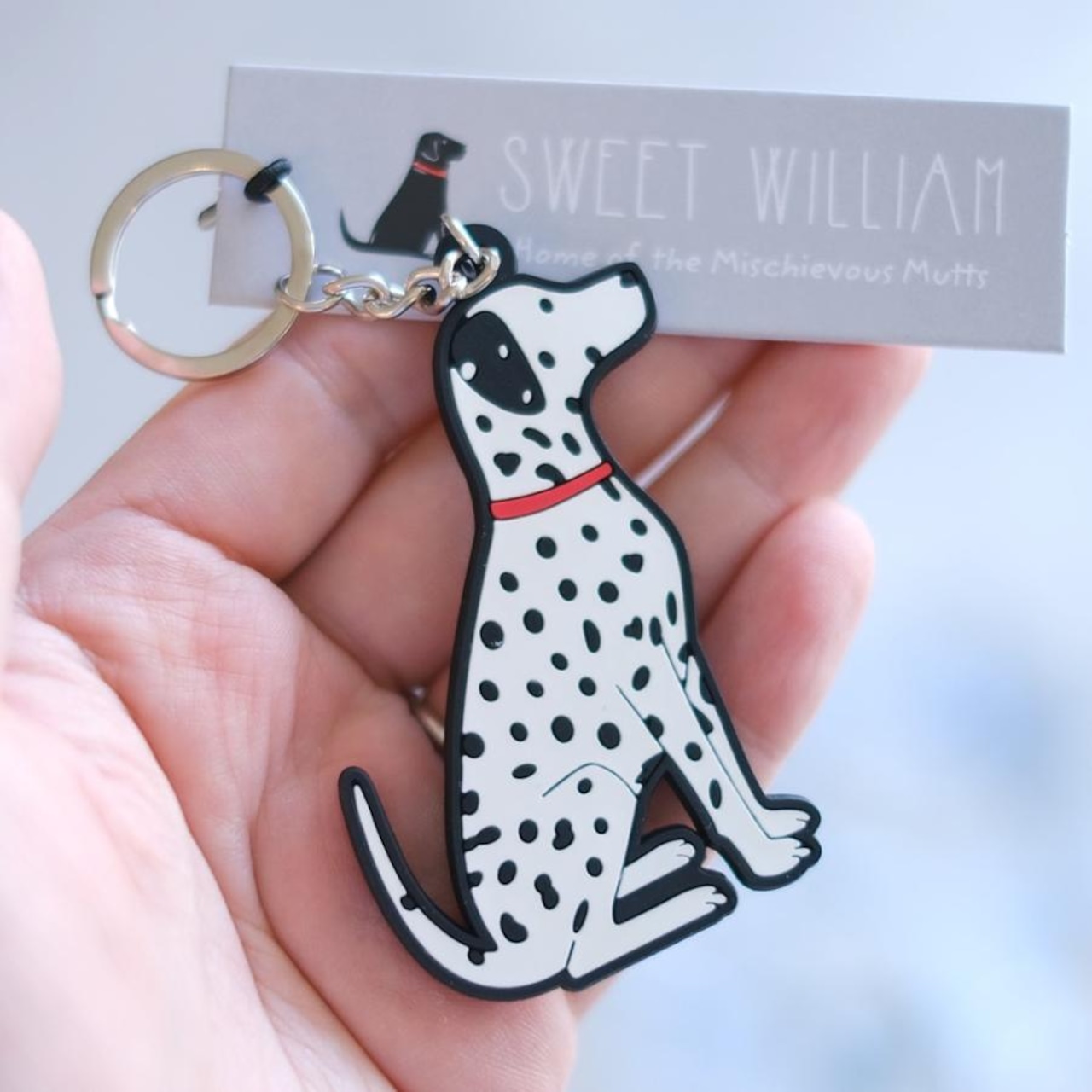 Sweet William スウィートウィリアム キーホルダー 犬 キーリング グッズ ラブラドール ダックスフンド フレンチブルドッグ ジャックラッセル ホワイトテリア