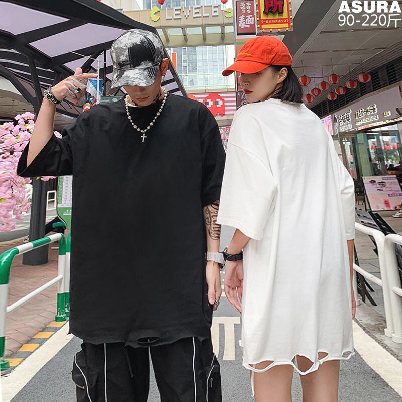 Tシャツ 薄手ルーズサマー コットン 大きめサイズ 夏物 ASURAプラスサイズメンズ75701725765