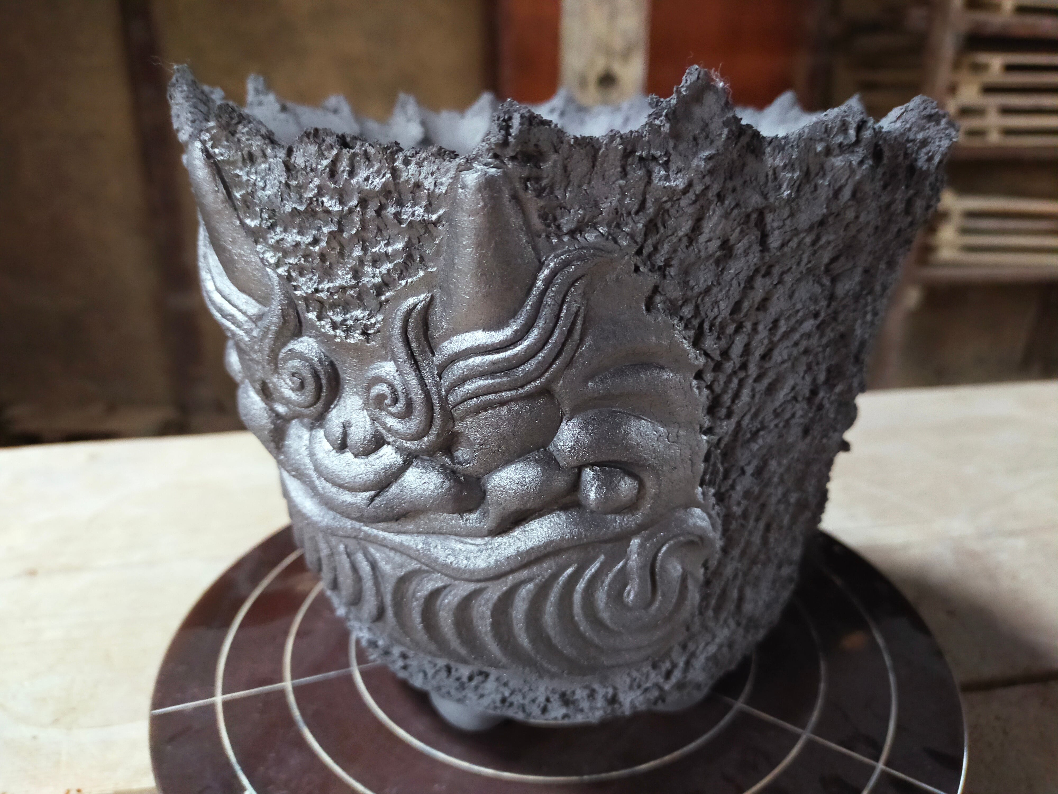 鬼瓦植木鉢【A-5】 | onifuku_onlinestore 鬼瓦植木鉢【A-5】 | onifuku_onlinestore