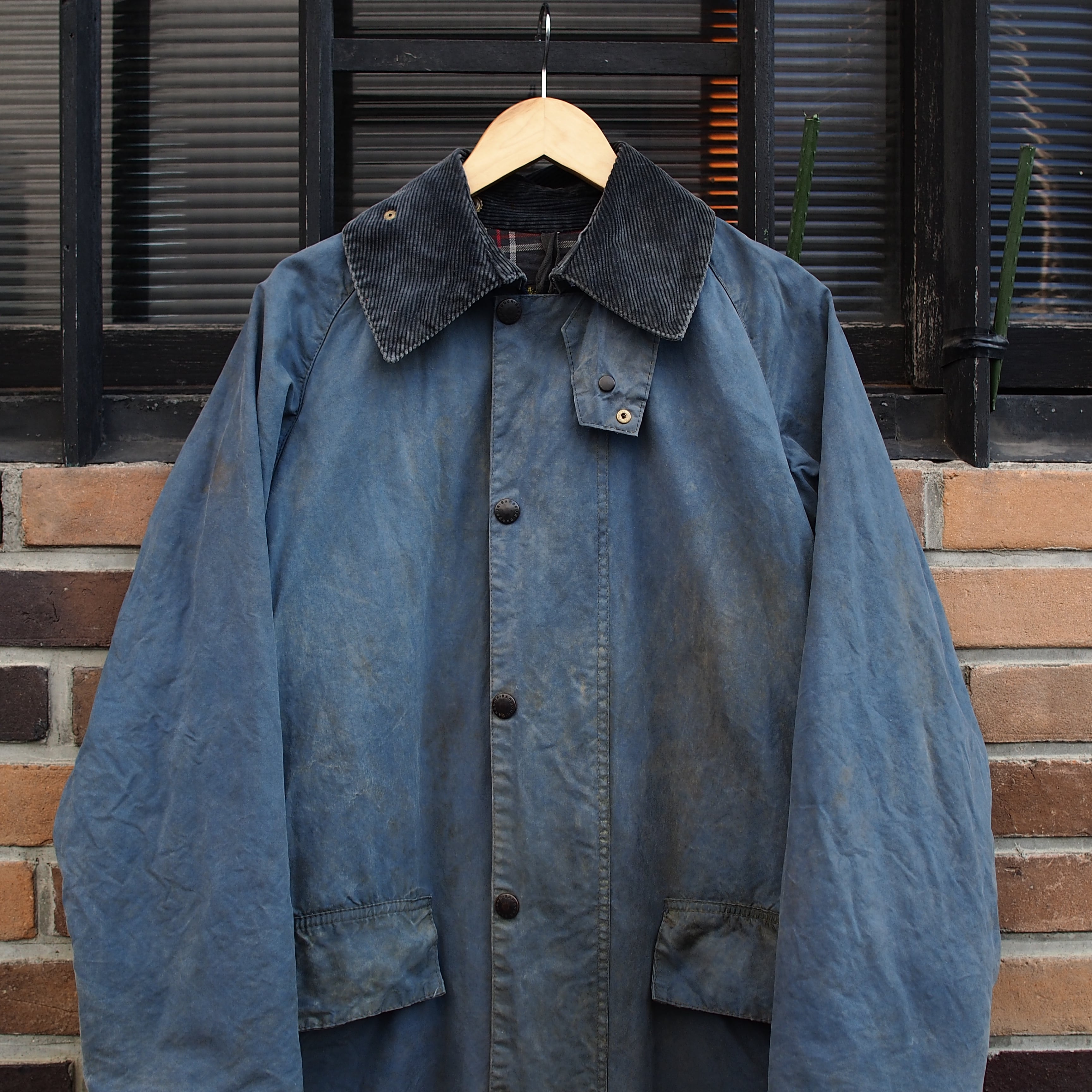 1980's Vintage Barbour “BURGHLEY” 36 ビンテージ バブアー | LITHIUM ...