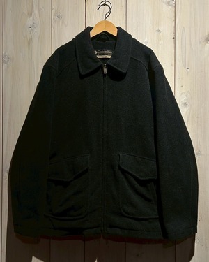 【a.k.a.C.a.k.a vintage】“OLD Columbia” Loose Wool Jacket