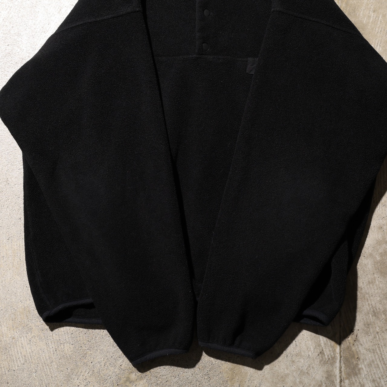 美品 L 12年 オールブラック 黒 Synchilla Snap-T Patagonia シンチラ スナップT パタゴニア