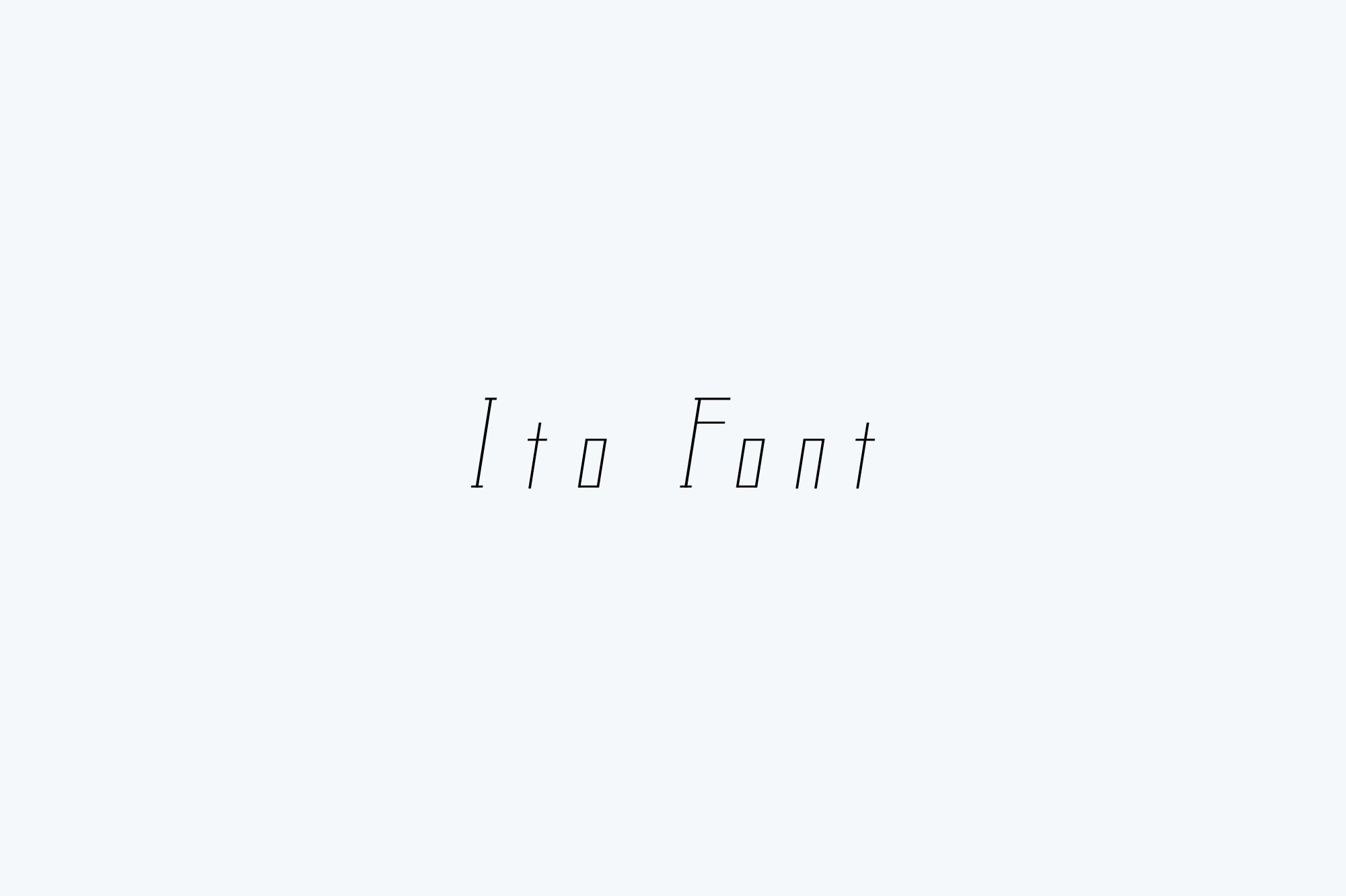 Ito Font