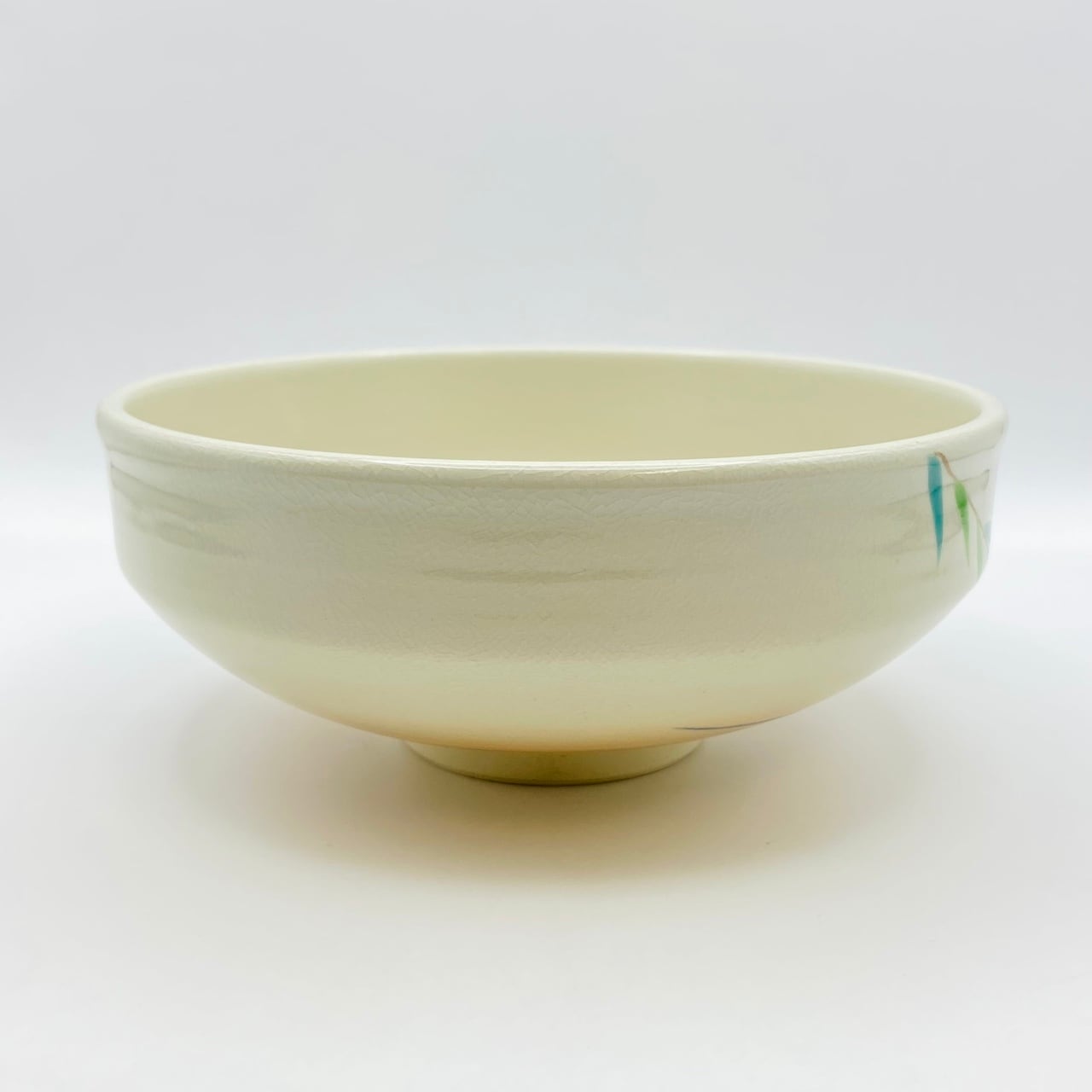 美品 色絵 露草に蛍 平茶碗 夏茶碗　橋本永豊　柳月 新古】平茶碗 柳にメダカ 橋本紫雲 共箱入 | 茶道具 錦玉堂