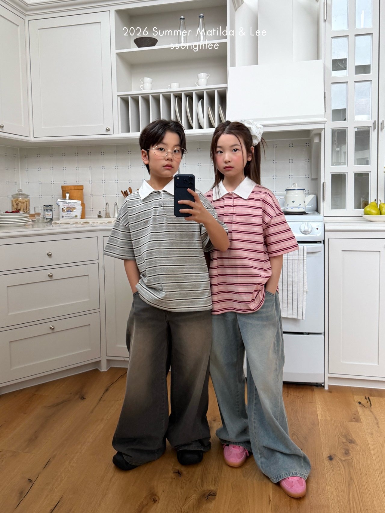 [Matilda&Lee] Classic polo shirt (15/17/19) / [마틸다앤리] 클래식카라티 (15/17/19)