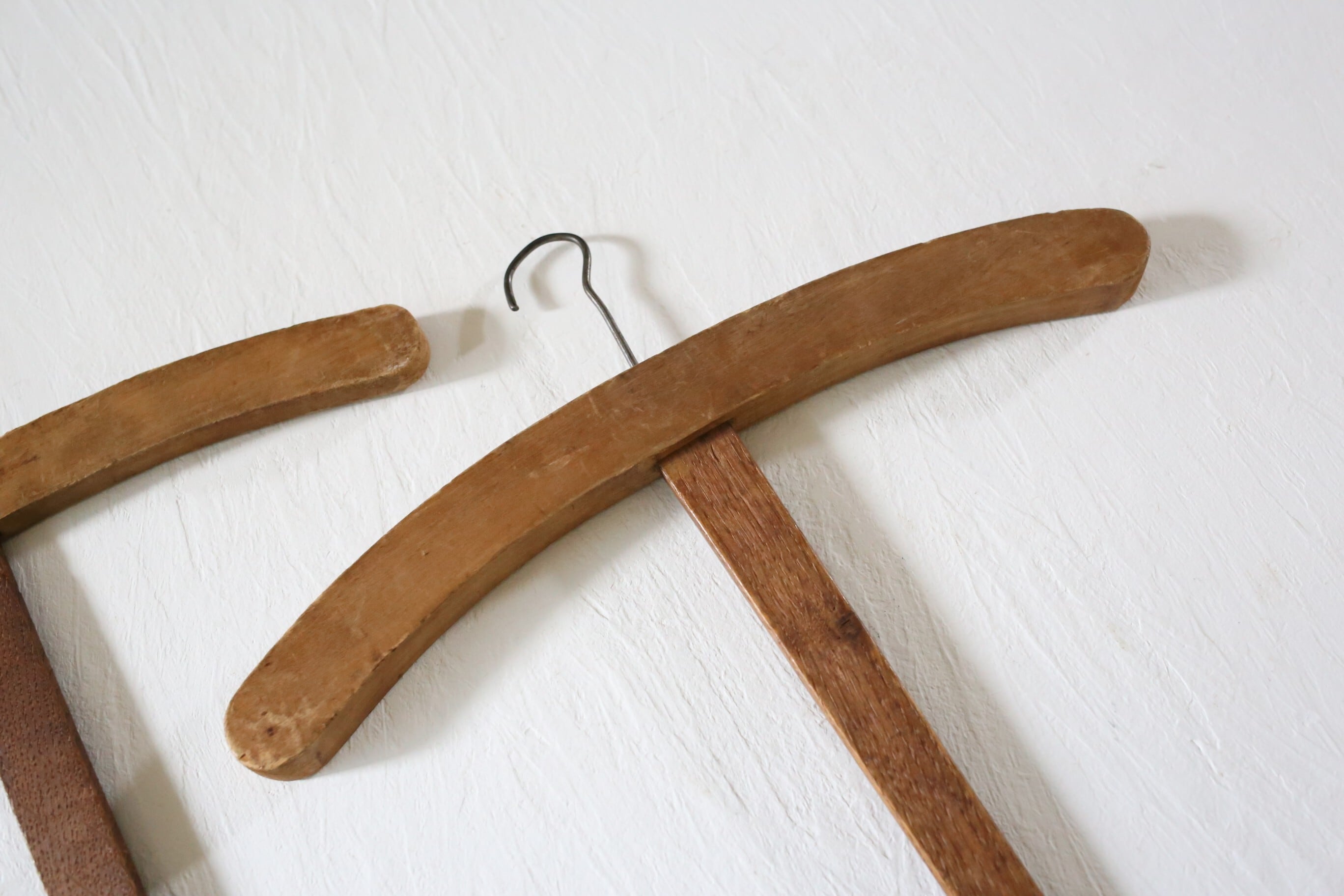 フランス アンティーク ヴィンテージ 木製 十字ハンガー クロス