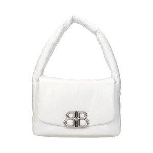 BALENCIAGA バレンシアガ レディース ハンドバッグ レザー ホワイト