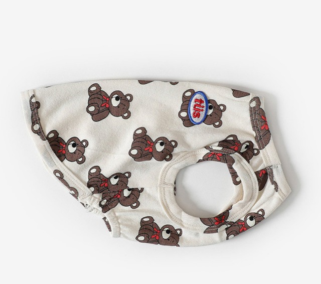 即納／【tustus】bear tank WHT