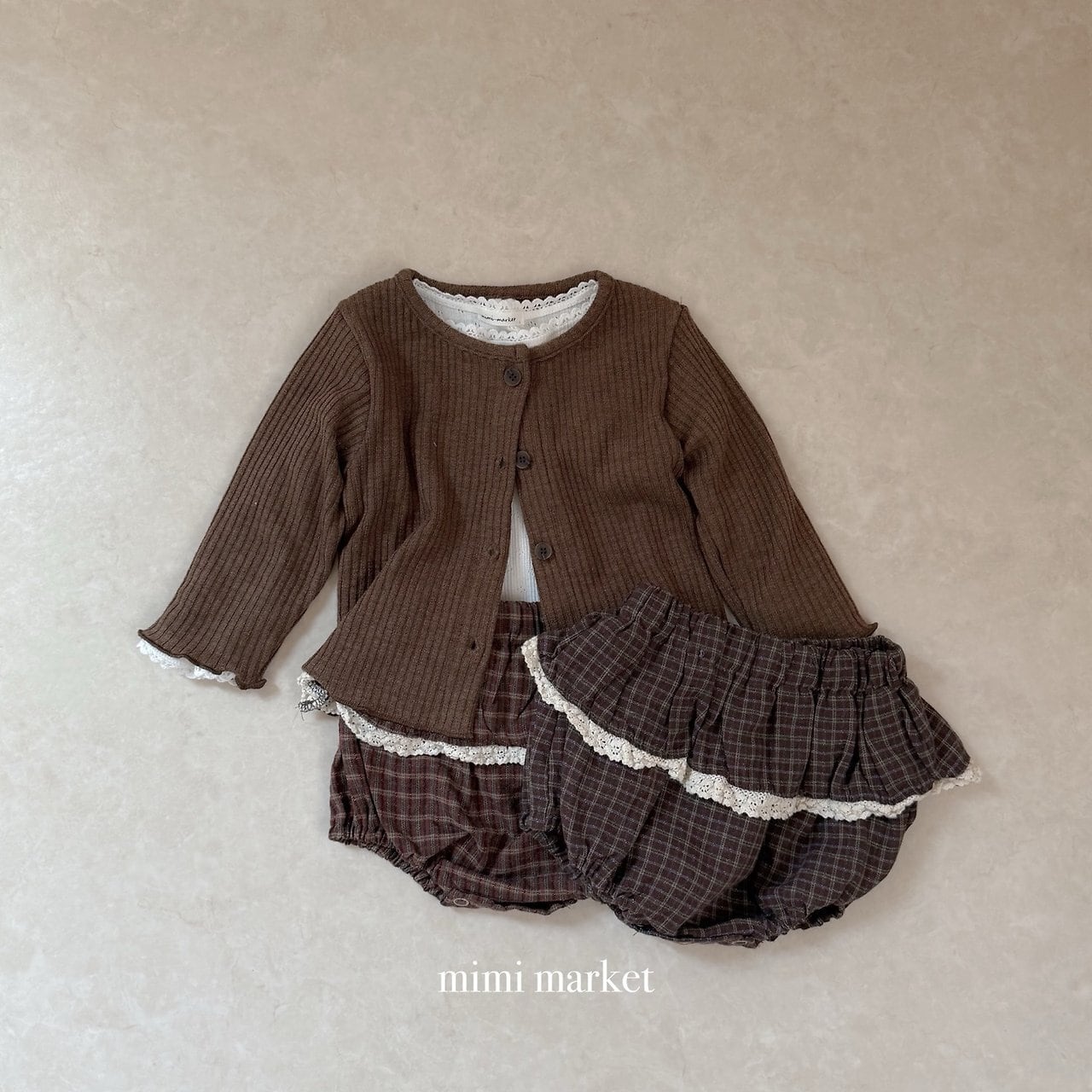 送料無料【予約】/ チェックスブルマ  / mimimarket