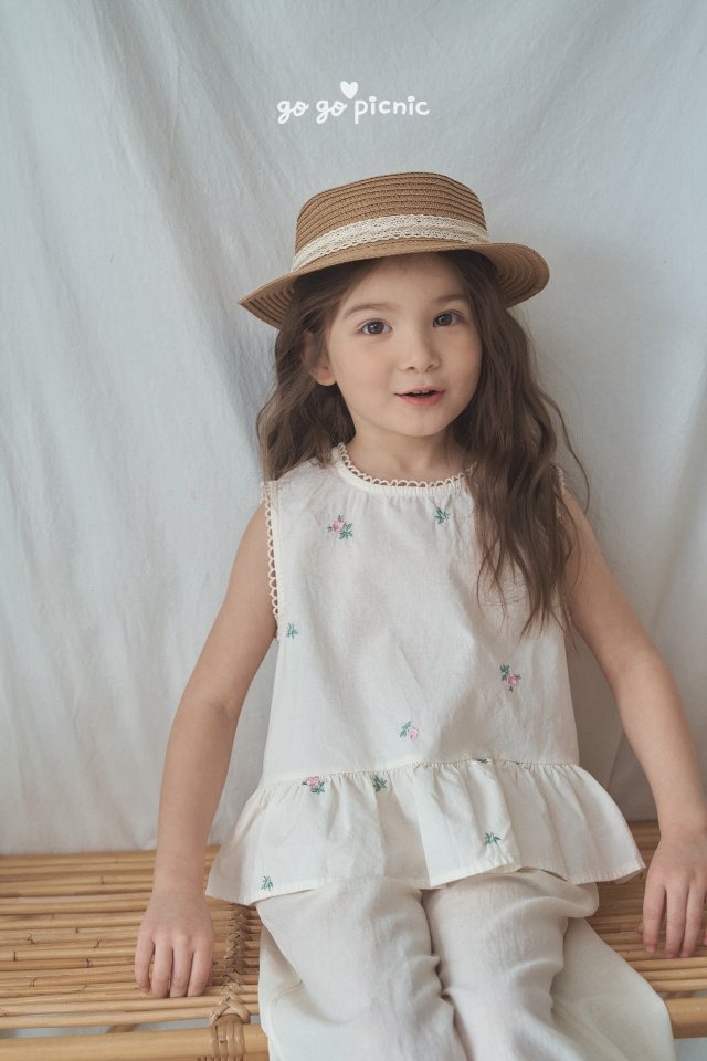 【取寄】gogo picnic｜rosie blouse｜ロージーブラウス｜XS-XL｜kids｜26 summer