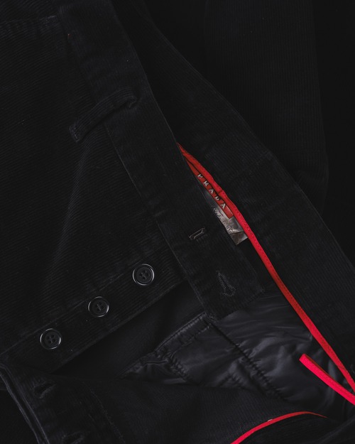[Early 2000s] "PRADA SPORT" Stretch Corduroy Pants (Designed by Miuccia Prada)