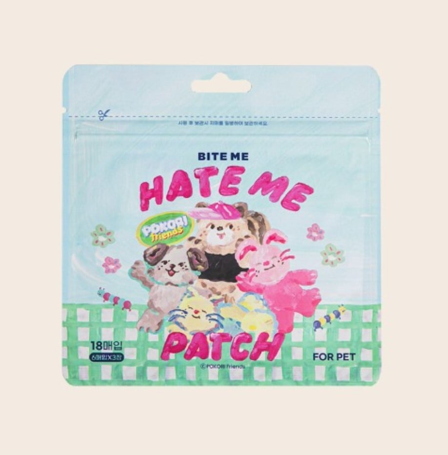 予約【BITEME】X Pokori Friends Hateme patch 18pcs