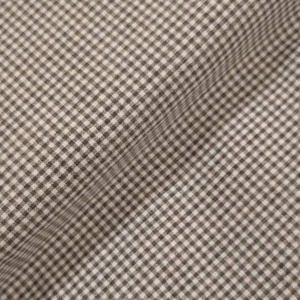 残りわずか！ヴィンテージ先染め Yarn Dyed チェック ブラウン SK264　布幅約55cm