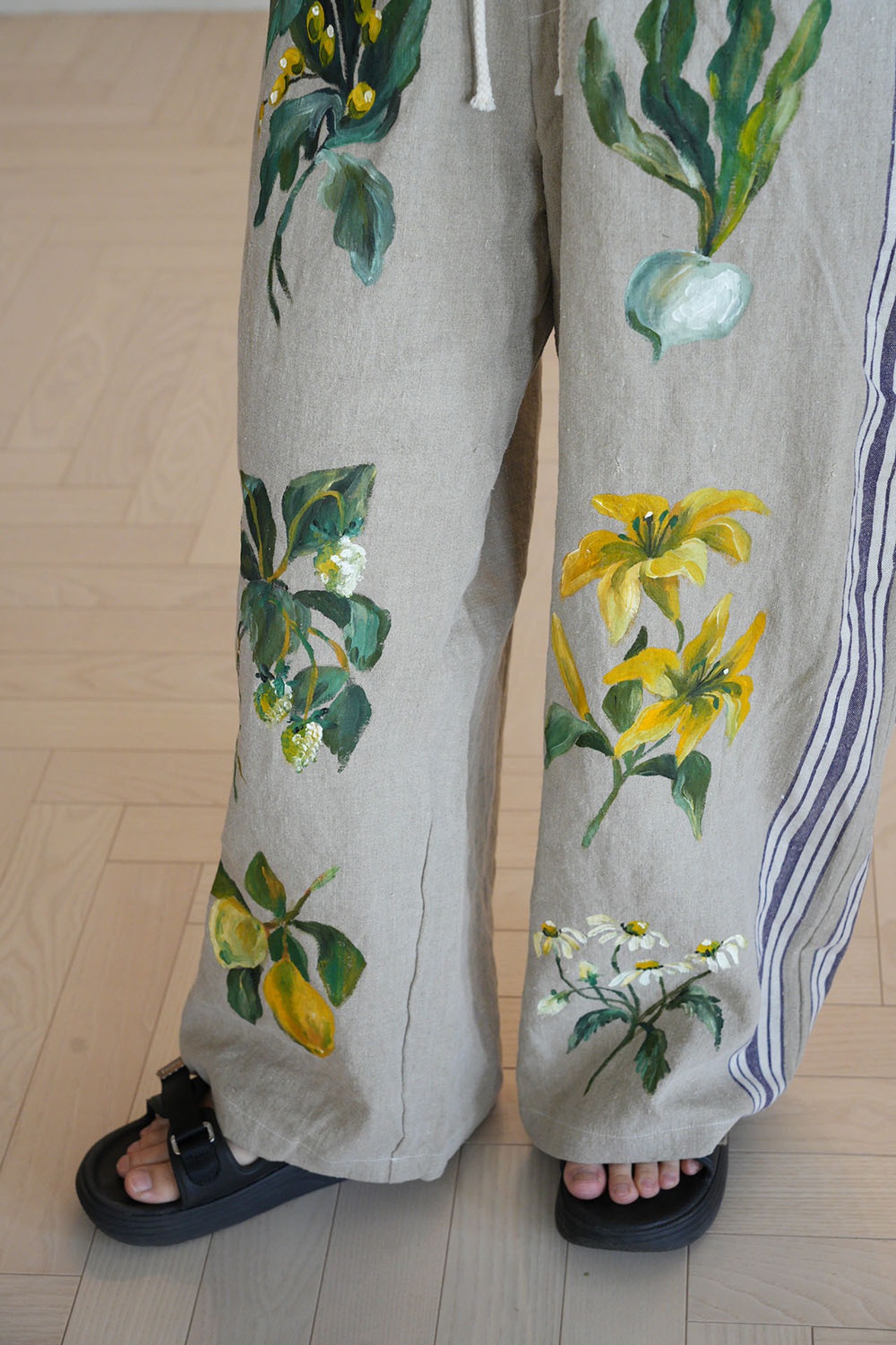 used linen line pants 15