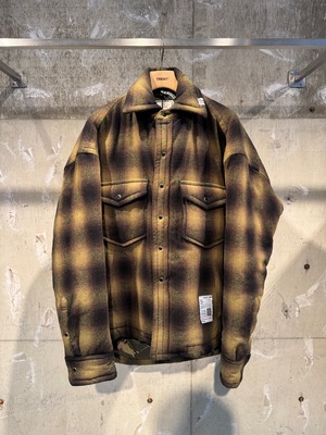 【26AW】Maison MIHARA YASUHIRO ミハラヤスヒロ / PUFFER CHECK SHIRTS
