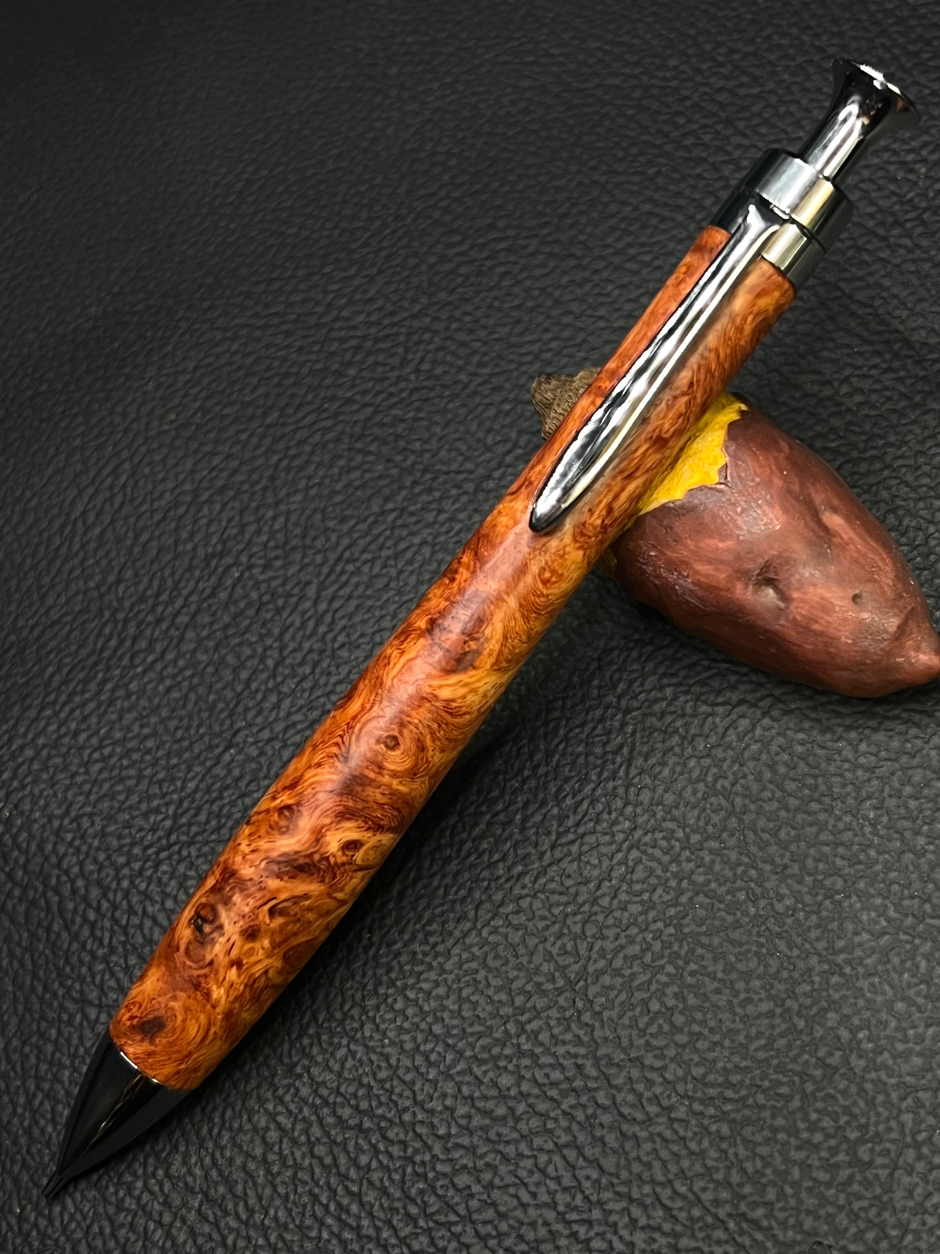 4 マーブルウッド マイクロバール 極上杢 彫金金具 50本限定シャープ