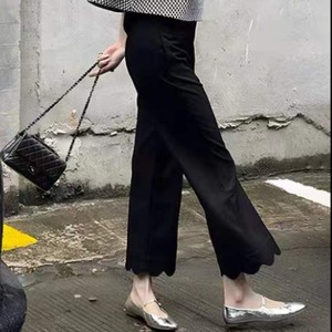 スカラップストレートパンツ　　22300