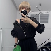 カップ付テレコアメスリtank/ブラック