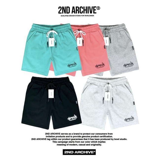 2ND026 2NDARCHIVE 短パン 韓国ファッション オーバーサイズ ユニセックス