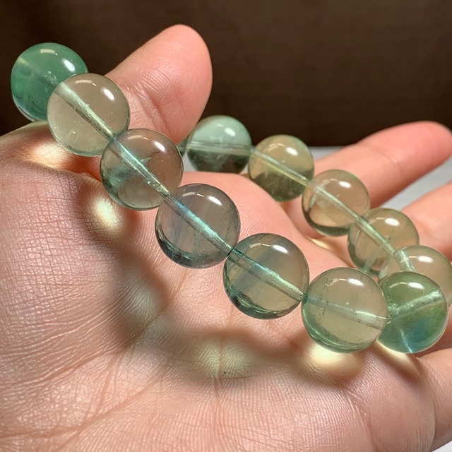 爽やかミントグリーンフローライト・ブレスレット