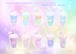 うさみさんどりんくアクリルキーホルダー＜ゆめかわばーじょん＞