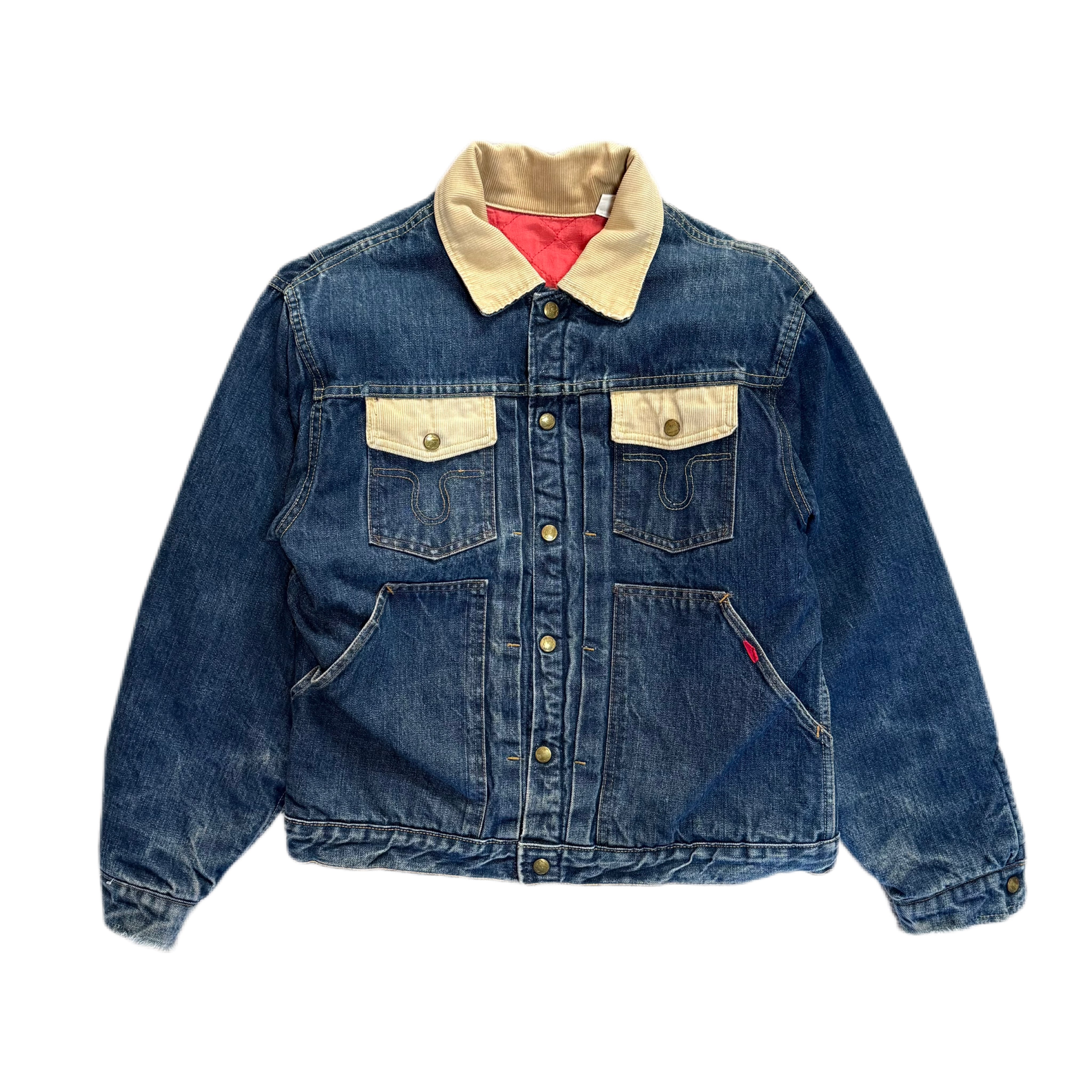 50's MONTGOMERY WARD Powr House 101 2nd Type Blanket Denim Jacket
