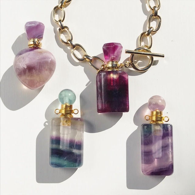 Perfume Bottles (Fluorite)