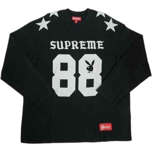 supreme シュプリーム PLAYBOY  BLACK S おまけ付き Size【XL】 SUPREME シュプリーム ×Playboy 26SS L/S Football Top