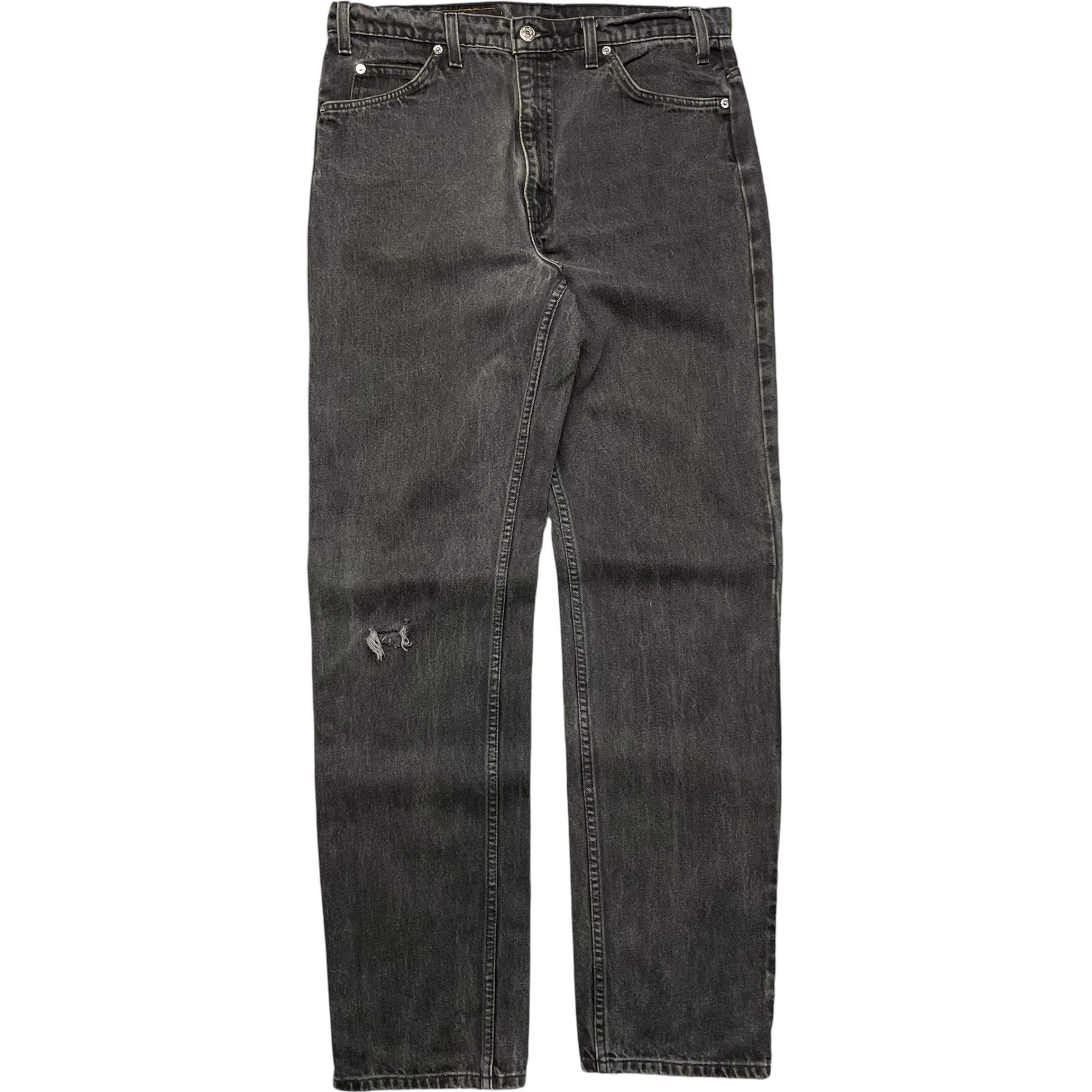 《実寸W34L34》Levi's リーバイス 505 ブラックデニム 90年代 vintage no.4392