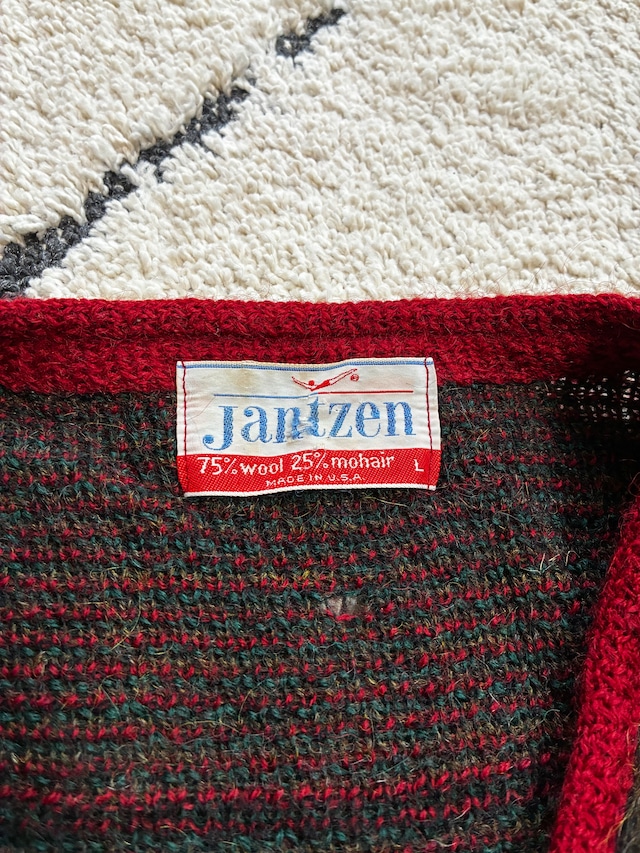 Jantzen 60s カーディガン — 実物詳細写真2