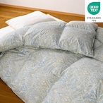 エコテックス®羽毛掛ふとん【ステラ】S/SD/D/Q/K エコテックス®認証ホワイトグースダウン93% DP400−立体キルト(移動防止)80サテン