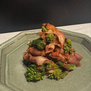 【春限定】富山県産/ほたるいかと菜の花のキムチ 200g【4.8〜9発送予定】