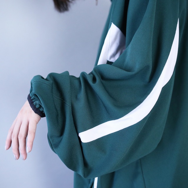 good coloring over silhouette track jacket