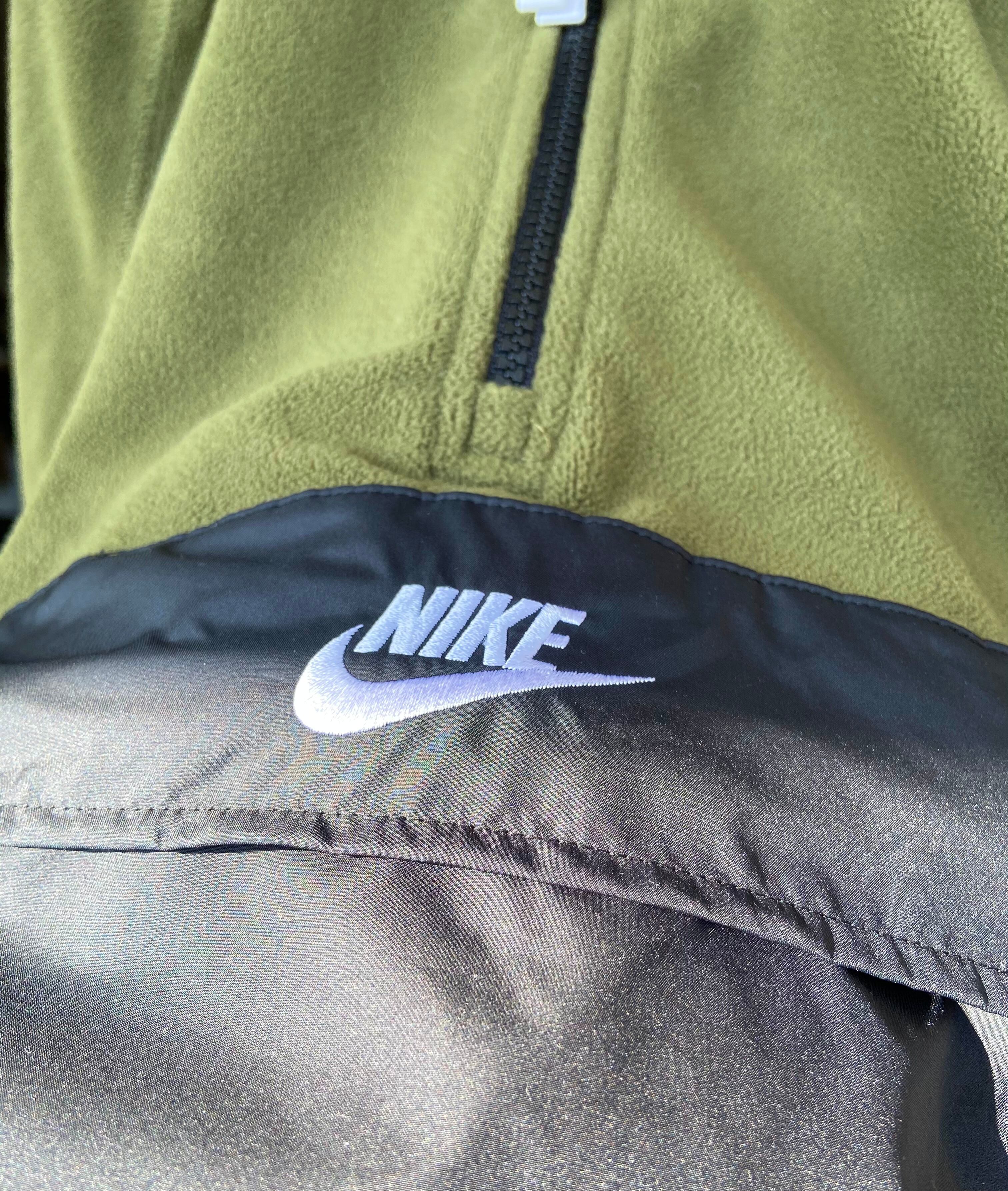 美品 NIKE/ナイキ ハーフジップ ボアフリース センターポケット 美品 NIKE/ナイキ ハーフジップ ボアフリース センターポケット