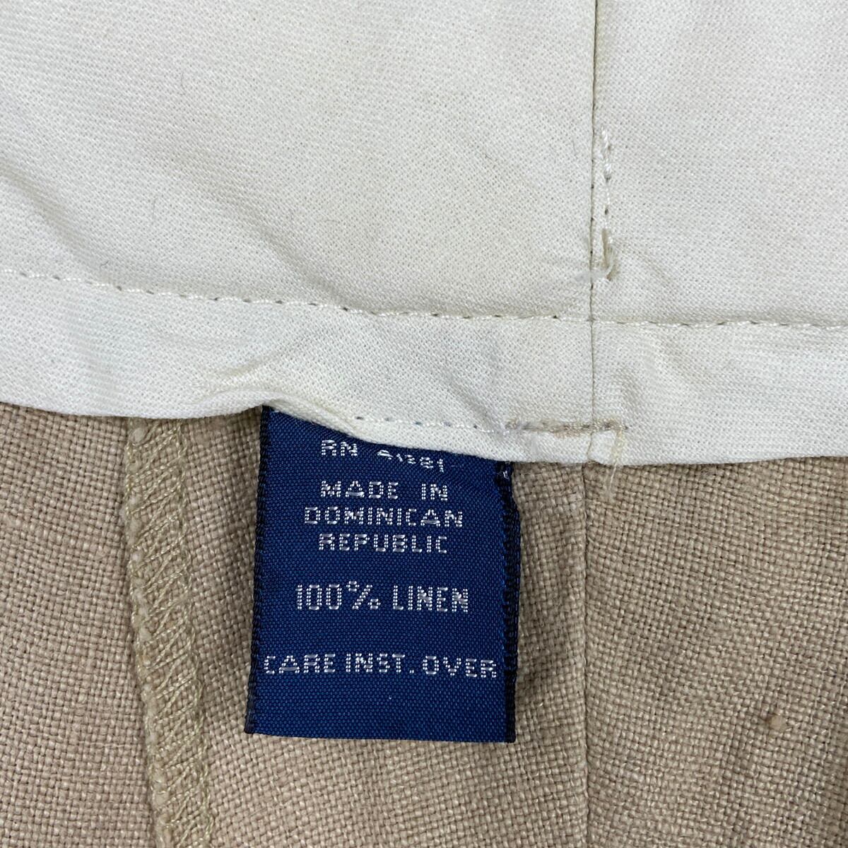 90年代 Polo by Ralph Lauren ポロバイラルフローレン 2タック リネン